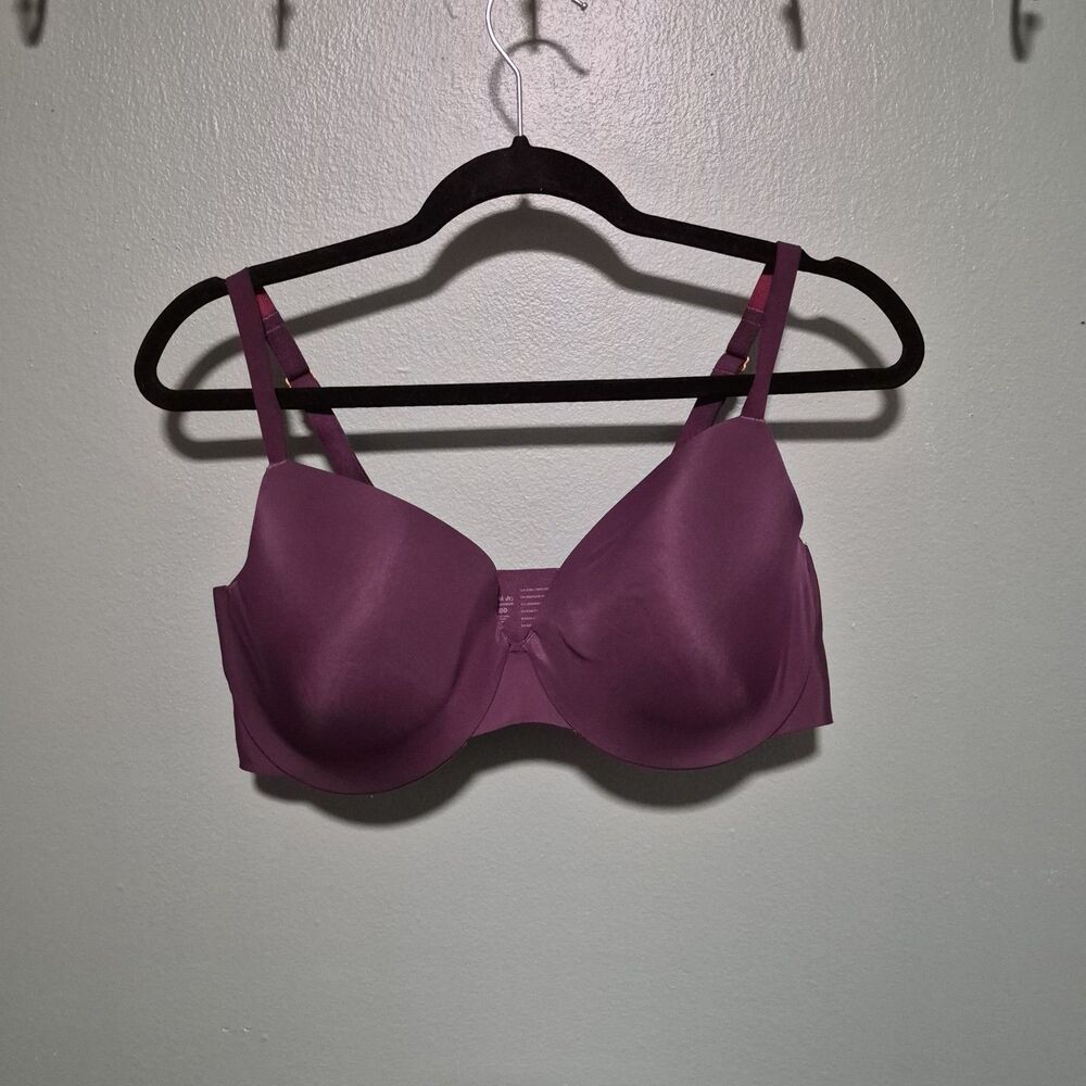 Soma Perfect Coverage Full Figure Underwire Bra 38DD Plum